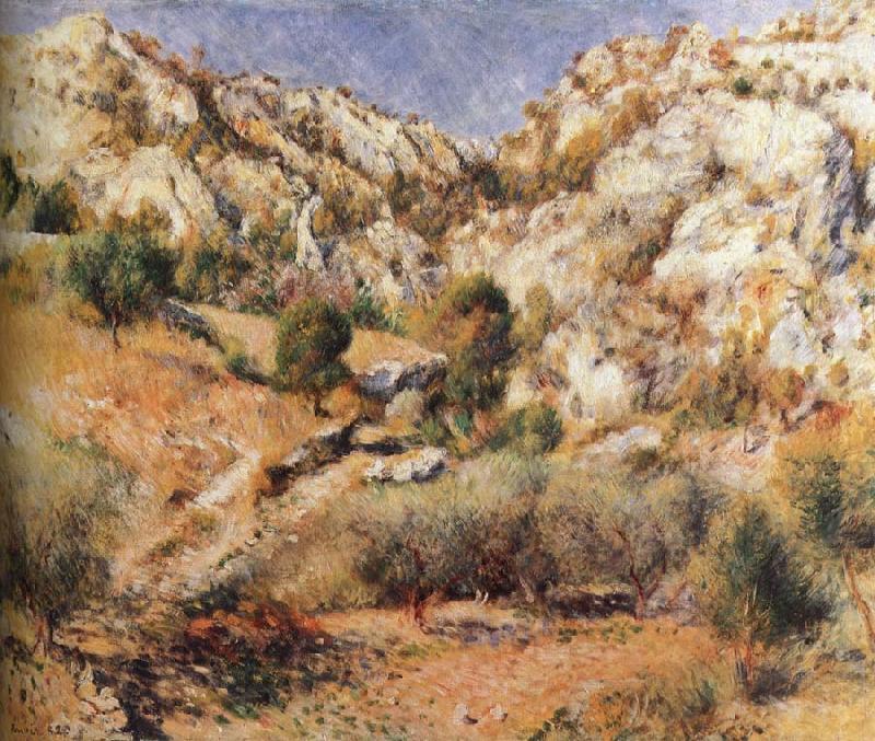 Cliff, Pierre-Auguste Renoir